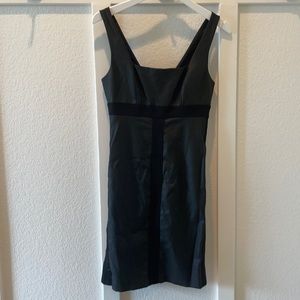 Bebe black and dark grey fitted dress